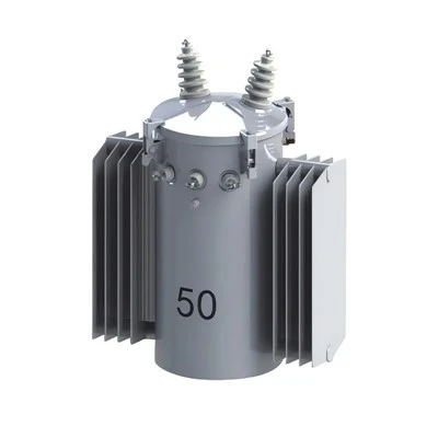 50 KVA කණුව-සවිකර ඇති ට්‍රාන්ස්ෆෝමරය